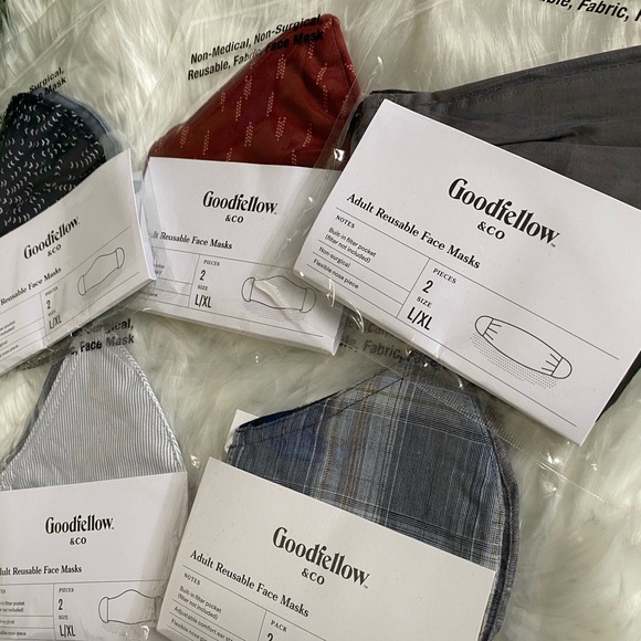 Goodfellow adult cloth facial masks bundle - Picture 6 of 7